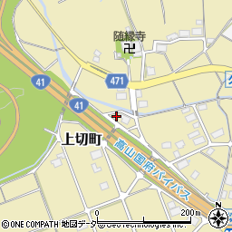 岐阜県高山市上切町561周辺の地図