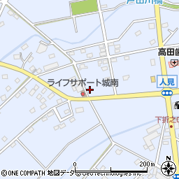 埼玉県深谷市人見667周辺の地図