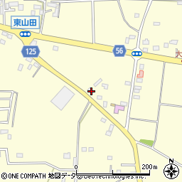 茨城県古河市東山田4166周辺の地図