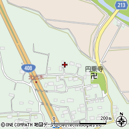 茨城県つくば市山木394周辺の地図