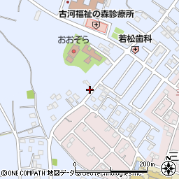 茨城県古河市新久田301周辺の地図