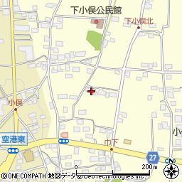 長野県松本市笹賀下小俣2195周辺の地図
