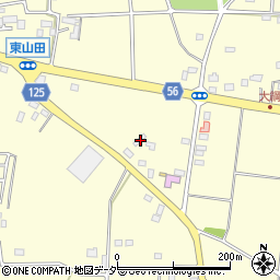 茨城県古河市東山田4165周辺の地図