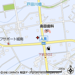 ファミリーマート深谷人見店周辺の地図