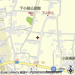 長野県松本市笹賀下小俣2198周辺の地図