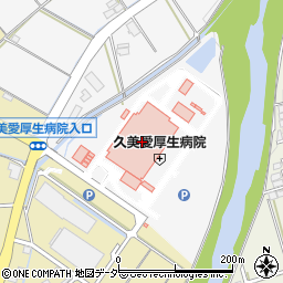 久美愛厚生病院（岐阜県厚生農業協同組合連合会）周辺の地図