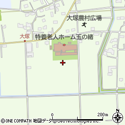 埼玉県熊谷市大塚周辺の地図