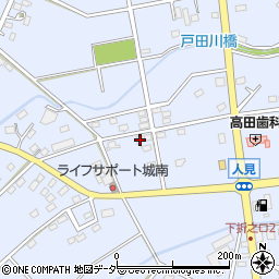 埼玉県深谷市人見665周辺の地図