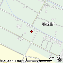 埼玉県加須市弥兵衛296周辺の地図