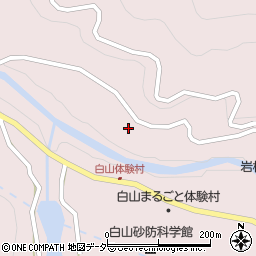 石川県白山市白峰（マ）周辺の地図