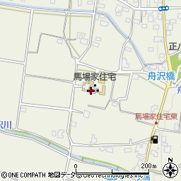 松本市　重要文化財馬場家住宅周辺の地図
