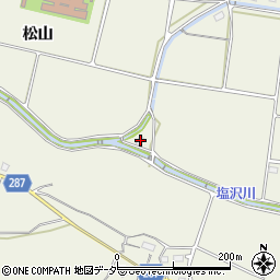 長野県松本市内田255周辺の地図