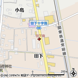 株式会社富士屋硝子店　下妻店周辺の地図