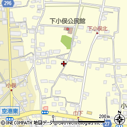 長野県松本市笹賀下小俣2215周辺の地図