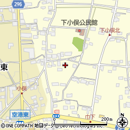 長野県松本市笹賀下小俣2217周辺の地図