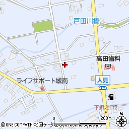 埼玉県深谷市人見648周辺の地図