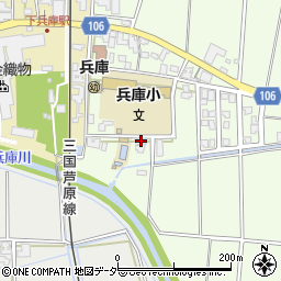 福井県坂井市坂井町上兵庫66周辺の地図