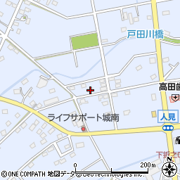埼玉県深谷市人見661周辺の地図