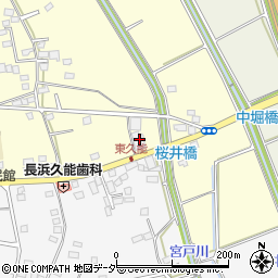 茨城県古河市下大野695周辺の地図