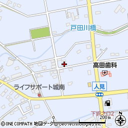 埼玉県深谷市人見657周辺の地図