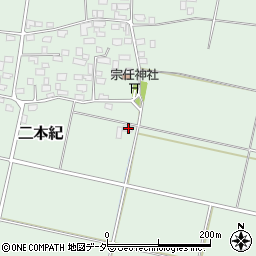 茨城県下妻市二本紀506周辺の地図