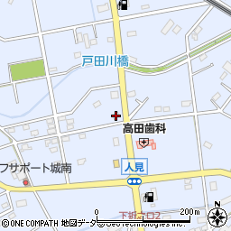 埼玉県深谷市人見652周辺の地図