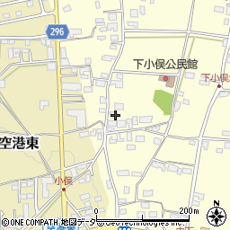 長野県松本市笹賀下小俣2284周辺の地図