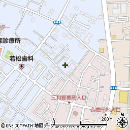 茨城県古河市新久田206-8周辺の地図