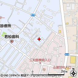 茨城県古河市新久田206-7周辺の地図