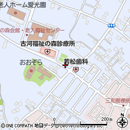 茨城県古河市新久田265周辺の地図