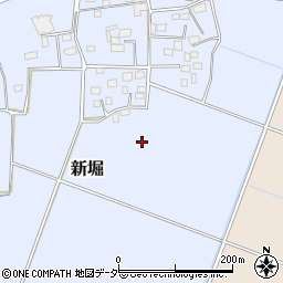 茨城県下妻市新堀周辺の地図
