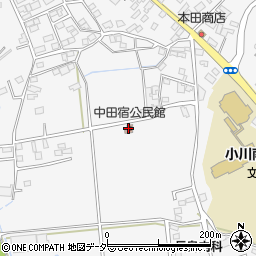 中田宿公民館周辺の地図