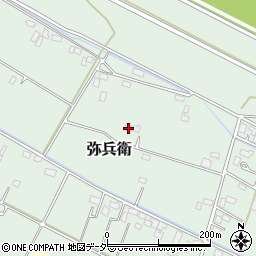 埼玉県加須市弥兵衛636周辺の地図