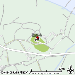 往西寺周辺の地図