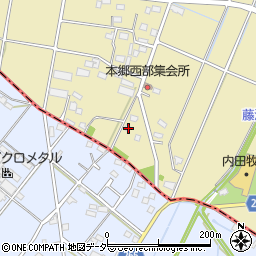 埼玉県深谷市本郷2324周辺の地図