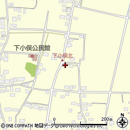 長野県松本市笹賀下小俣2141周辺の地図