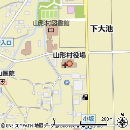 山形村　役場企画振興課周辺の地図