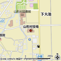 長野県東筑摩郡山形村周辺の地図