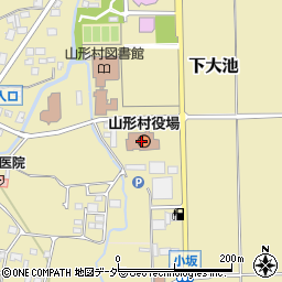長野県山形村（東筑摩郡）周辺の地図