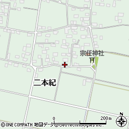 茨城県下妻市二本紀604周辺の地図