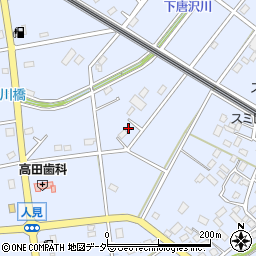 埼玉県深谷市人見232周辺の地図