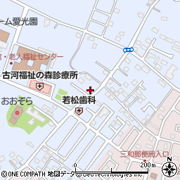 茨城県古河市新久田262-8周辺の地図