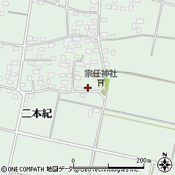 茨城県下妻市二本紀610周辺の地図