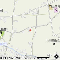 長野県松本市内田968周辺の地図