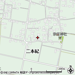 茨城県下妻市二本紀600周辺の地図