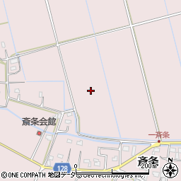 埼玉県行田市斎条周辺の地図