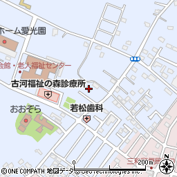 茨城県古河市新久田262周辺の地図