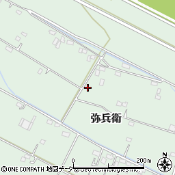 埼玉県加須市弥兵衛645周辺の地図