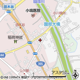 茨城県小美玉市田木谷124周辺の地図