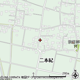 茨城県下妻市二本紀515周辺の地図